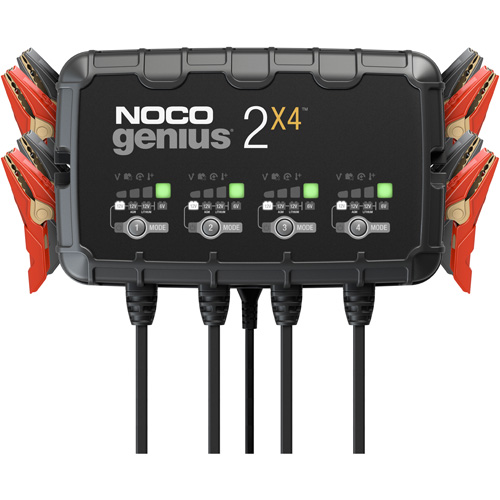 Genius&reg; 2X4 4-Bank, 8-Amp Battery Charger GTA Hardware Inc