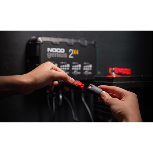 Genius&reg; 2X4 4-Bank, 8-Amp Battery Charger GTA Hardware Inc