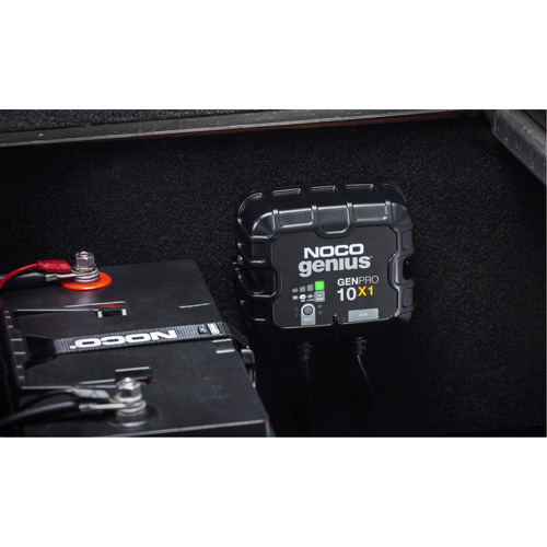 Genius&reg; GenPro10X1 1-Bank, 10-Amp On-Board Battery Charger GTA Hardware Inc