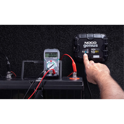 Genius&reg; GenPro10X1 1-Bank, 10-Amp On-Board Battery Charger GTA Hardware Inc
