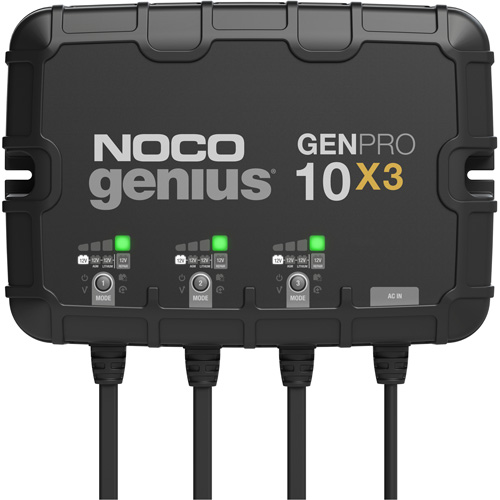 Genius&reg; GenPro10X3 3-Bank, 30-Amp On-Board Battery Charger GTA Hardware Inc