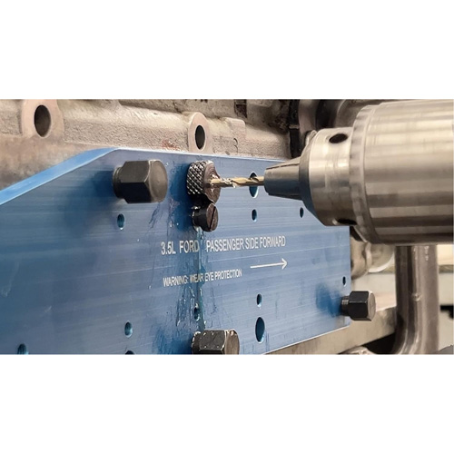 Manifold Drill Template for Ford 3.5L Ecoboost GTA Hardware Inc