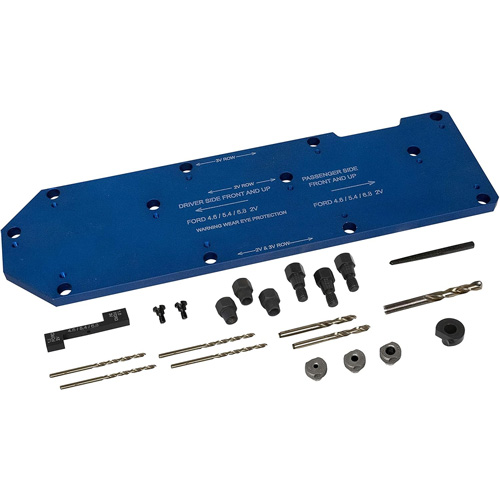 Manifold Drill Template for Ford 4.6L, 5.4L & 6.8L GTA Hardware Inc