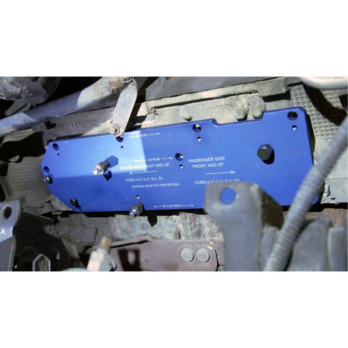 Manifold Drill Template for Ford 4.6L, 5.4L & 6.8L GTA Hardware Inc