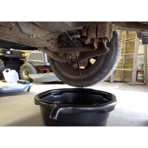 Black Oval Drain Pan GTA Hardware Inc