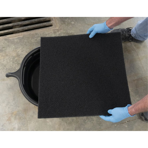 Black Oval Drain Pan GTA Hardware Inc