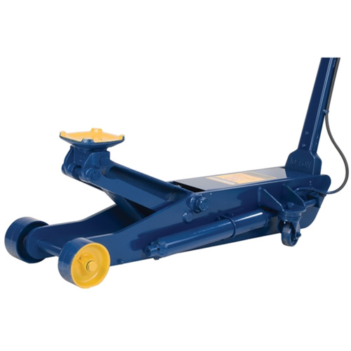 Long Chassis Service Jack, 10 Ton(s) Capacity, 6-3/4" Lowered, 25-1/2" Raised, Air Hydraulic GTA Hardware Inc