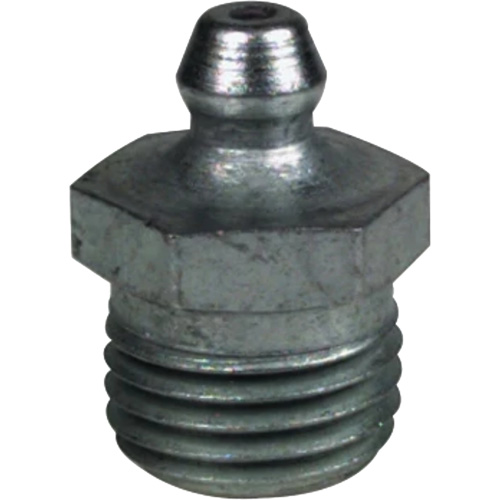 Raccord de graissage droit tr&egrave;s court, Acier, Filetage de 0,25 NPT GTA Hardware Inc