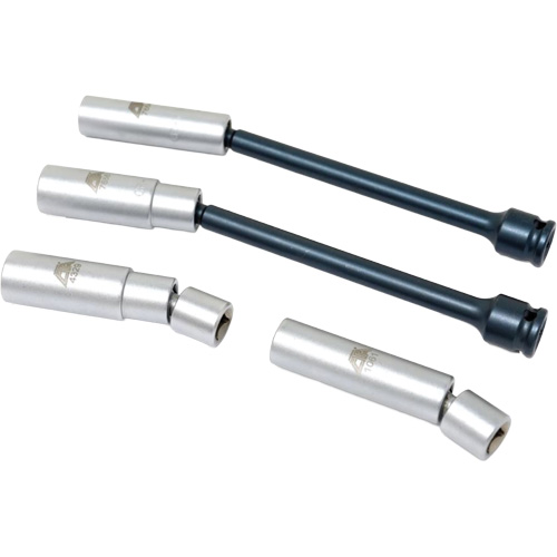 4-Piece Euro Spark Plug Swivel Socket Set, 3/8" Drive GTA Hardware Inc