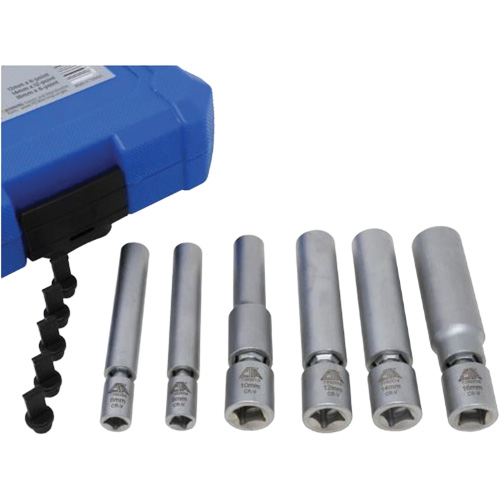 Jeu de douilles pour bougies d'allumage et bougies &agrave; incandescence 6 mcx GTA Hardware Inc
