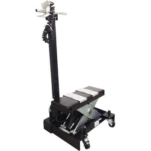 Low Profile Floor Service Jack, 12 Ton(s) Capacity, 7-1/2" Lowered, 15" Raised, Air Hydraulic GTA Hardware Inc