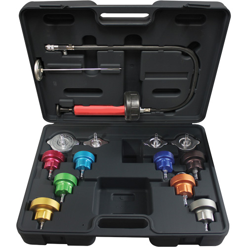 14-Piece Universal Cooling System Pressure Test Kit GTA Hardware Inc