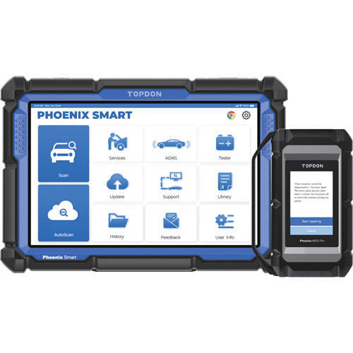 Phoenix Smart – Outil de diagnostic de niveau constructeur avec &eacute;cran 10,1", programmation bas&eacute;e sur l'infonuage et protocoles avanc&eacute;s GTA Hardware Inc