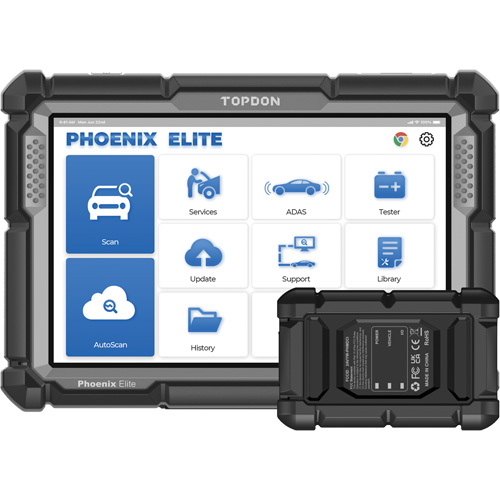 Outil de diagnostic de niveau constructeur Phoenix Elite avec &eacute;cran 10,1", programmation bas&eacute;e sur l'infonuage et CANFD GTA Hardware Inc