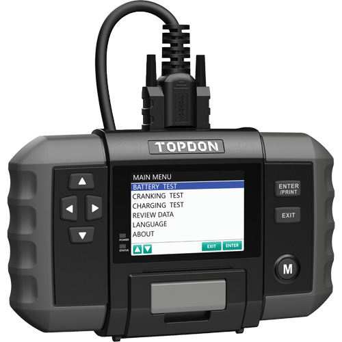BT600 12V Battery & 12V/24V System Tester with Built-in Printer GTA Hardware Inc