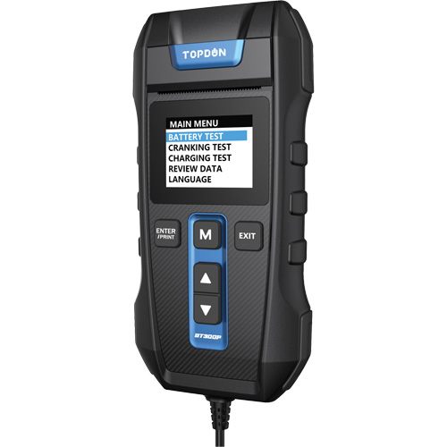 BT300P Battery, Charging & Cranking System Tester with Printer GTA Hardware Inc