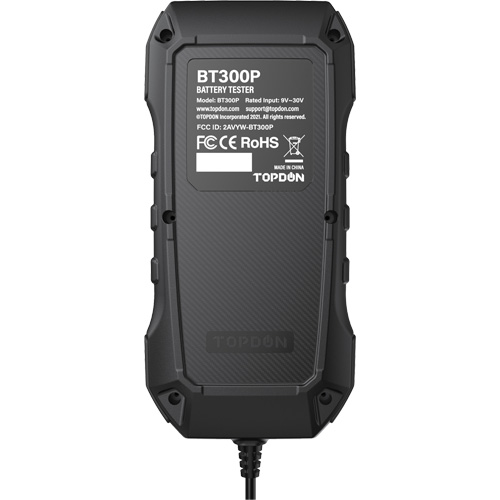 BT300P Battery, Charging & Cranking System Tester with Printer GTA Hardware Inc