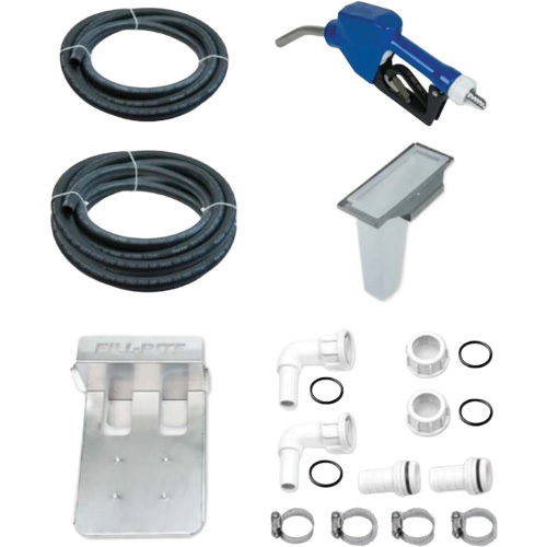 115V AC DEF Transfer Pump & IBC Tote Bracket with Nozzle GTA Hardware Inc