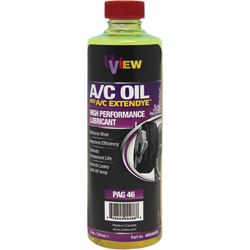 PAG 46 Oil with A/C ExtenDye, 237 ml, Bottle GTA Hardware Inc