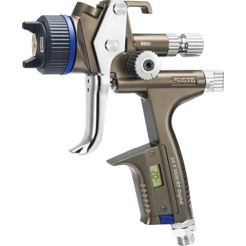 X5500 RP 1.3 O RPS D DIGI psi Premium Paint Spray Gun for Automotive Refinishing, 1/4" NPT Air Inlet, 10.24 CFM, 0.6 L/0.9 L Capacity, 0.17 PSI GTA Hardware Inc
