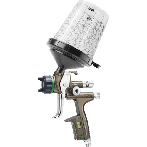 X5500 HVLP 1.2 I RPS D DIGI psi Premium Paint Spray Gun for Automotive Refinishing, 1/4" NPT Air Inlet, 15.19 CFM, 0.6 L/0.9 L Capacity, 0.17 PSI GTA Hardware Inc
