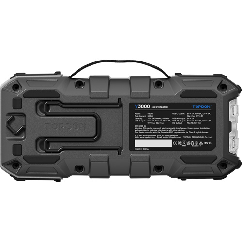 V3000 Jump Starter, Power Bank & Flashlight GTA Hardware Inc