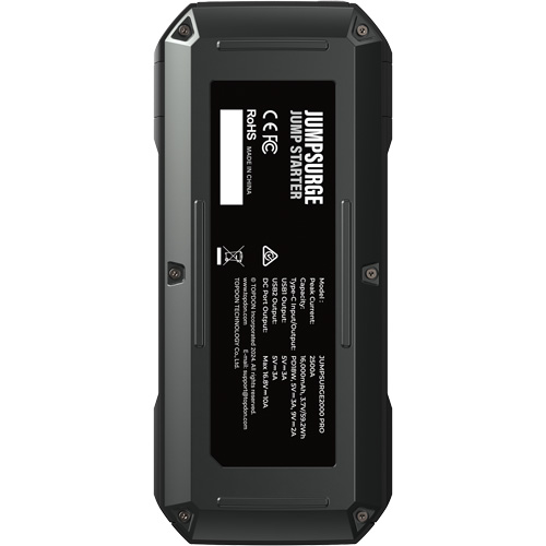 JumpSurge2000Pro 2500 Peak Amp Battery Jump Starter, Power Bank & Flashlight GTA Hardware Inc