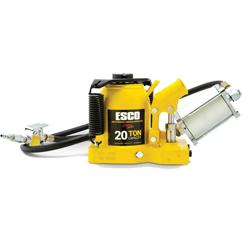Pro Series “Shorty” Bottle Jack, 20 Ton(s), Air Hydraulic, 12-5/8" Raised Height GTA Hardware Inc