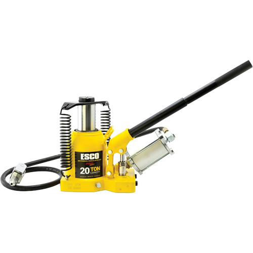 Pro Series “Shorty” Bottle Jack, 20 Ton(s), Air Hydraulic, 12-5/8" Raised Height GTA Hardware Inc
