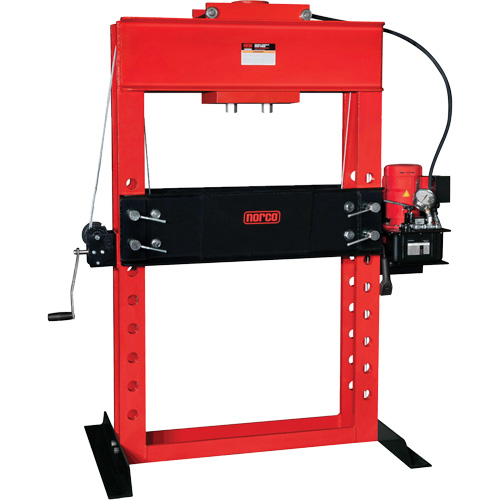 Electro / Hydraulic Pump Operated Shop Press, 100 tons Capacity GTA Hardware Inc