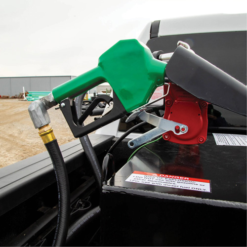 Green Automatic Gasoline Spout Nozzle GTA Hardware Inc