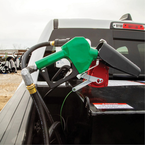 Green Automatic Gasoline Spout Nozzle GTA Hardware Inc