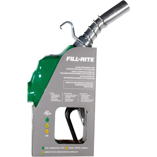 Pistolet de distribution automatique vert pour diesel GTA Hardware Inc