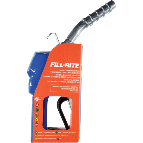Pistolet automatique temps froid bleu pour diesel GTA Hardware Inc