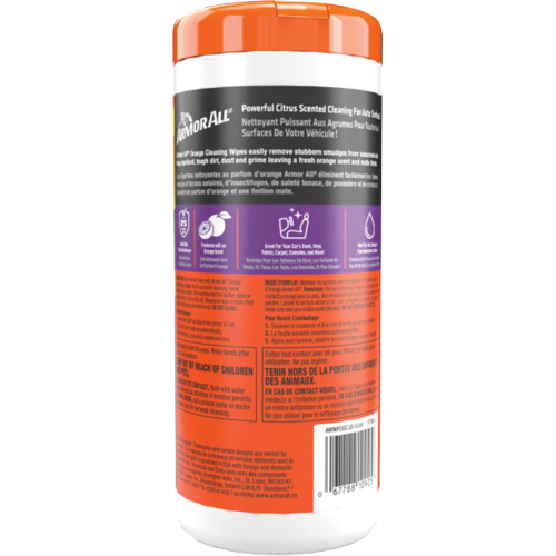 Lingettes nettoyantes et d&eacute;sodorisantes GTA Hardware Inc