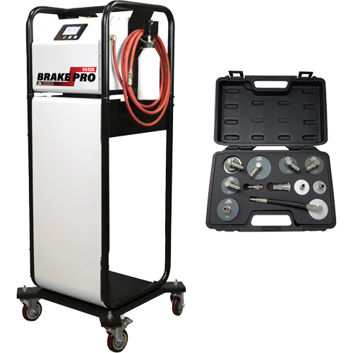 Tall Frame Brake-Pro Pressure Brake Bleeder with Adapters GTA Hardware Inc