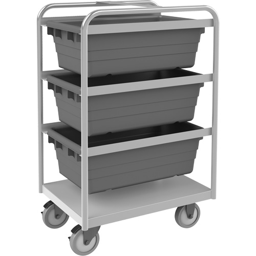 R&acirc;telier mobile, &agrave; deux c&ocirc;t&eacute;s, 3 bacs, 26" la x 18" p x 42" h GTA Hardware Inc