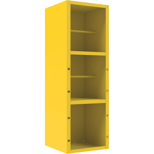Armoire pour le contr&ocirc;le des d&eacute;versements, 1 Tablettes, 72" h x 24" la x 24" p, Acier, Jaune GTA Hardware Inc