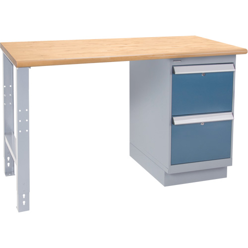 &eacute;tabli industriel, Porte a/combinaison de tiroirs, Cap 1000 lb, 72" la x 36" p, 34" h GTA Hardware Inc