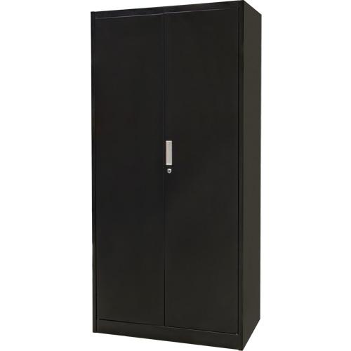 Combination Storage Cabinet, 36" W x 18" D x 72" H, Black GTA Hardware Inc