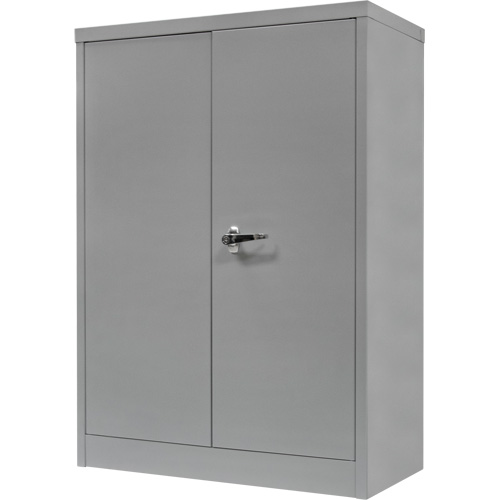 Armoire de rangement &agrave; hauteur de comptoir, Acier, 2 Tablettes, 42" h x 36" la x 24" P, Gris GTA Hardware Inc