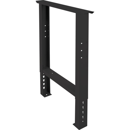 Pattes d'&eacute;tabli pour service industriel, Acier, 24" p x 34" h, Simple GTA Hardware Inc