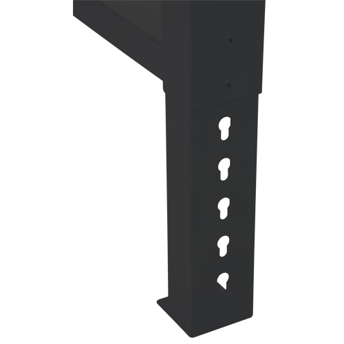 Pattes d'&eacute;tabli pour service industriel, Acier, 24" p x 34" h, Simple GTA Hardware Inc