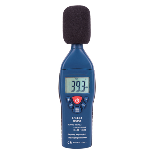 Sonom&egrave;tre avec certificat de calibration, Gamme de mesure 30 - 100 dB/60 - 135 dB GTA Hardware Inc