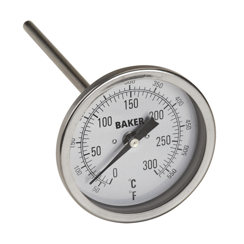 Bi-Metal Thermometers, Contact, Analogue, 50-550°F (0-260°C) GTA Hardware Inc