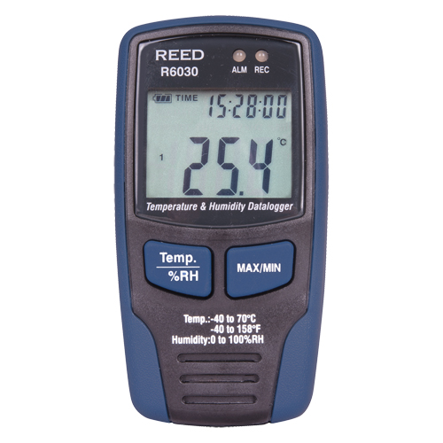 Enregistreurs de donn&eacute;es temp&eacute;rature/humidit&eacute;, 40°C &agrave; 70°C (-40°F &agrave; 158°F) GTA Hardware Inc