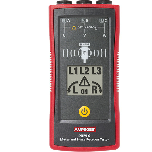 PRM-6 Phase Sequence & Motor Rotation Tester GTA Hardware Inc