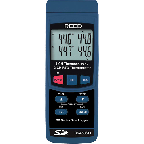 Thermom&egrave;tre thermocouple avec enregistreur de donn&eacute;es GTA Hardware Inc