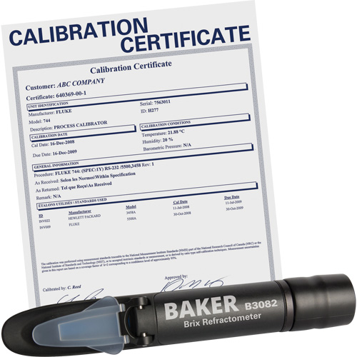 R&eacute;fractom&egrave;tre avec certificat ISO, Analogue (verre-regard)-Num&eacute;rique, Br GTA Hardware Inc