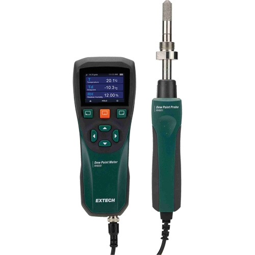 Dew Point Meter, 0 - 100% Moisture Range, 14°- 140° F ( -10° - 60° C ) Temperature Range GTA Hardware Inc